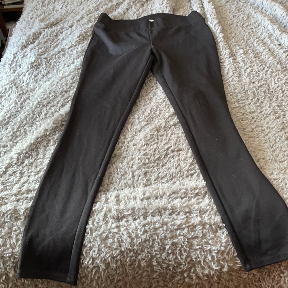 Black stretch pants from White House Black Market